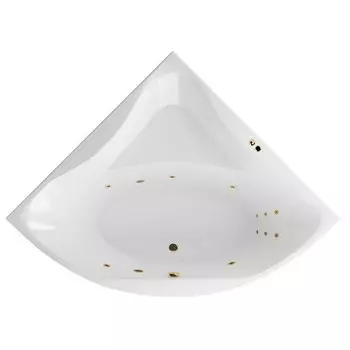 Акриловая ванна Excellent Glamour WAEX.GLA15.LINE.GL 150x150 золото