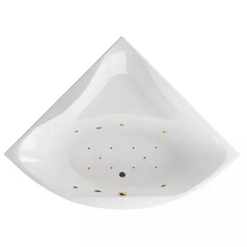 Акриловая ванна Excellent Glamour WAEX.GLA15.RELAX.GL 150x150 золото