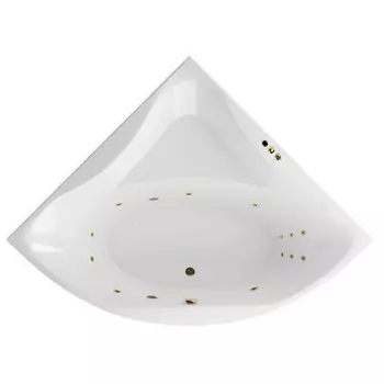 Акриловая ванна Excellent Glamour WAEX.GLA15.SMART.GL 150x150 золото