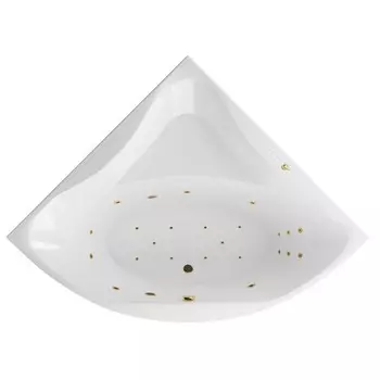 Акриловая ванна Excellent Glamour WAEX.GLA15.ULTRA.GL 150x150 золото