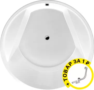 Акриловая ванна Excellent Great Arc 160 + слив-перелив