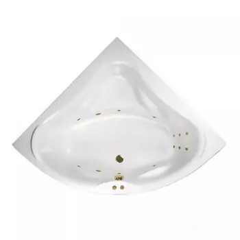 Акриловая ванна Excellent Konsul WAEX.KON15.LINE.GL 150x150 золото