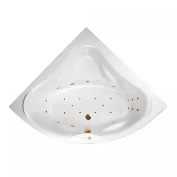 Акриловая ванна Excellent Konsul WAEX.KON15.ULTRA.GL 150x150 золото