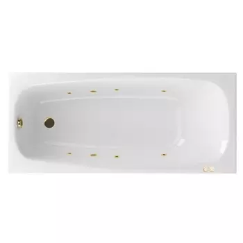 Акриловая ванна Excellent Layla WAEX.LAY17.SOFT.GL 170x75 золото