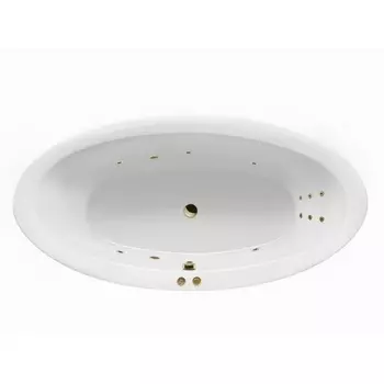 Акриловая ванна Excellent Lumina WAEX.LUM19.LINE.BR 190x95 бронза