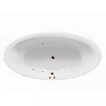 Акриловая ванна Excellent Lumina WAEX.LUM19.SOFT.GL 190x95 золото