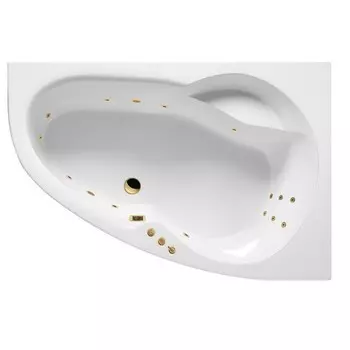 Акриловая ванна Excellent Newa WAEX.NEP16.SMART.GL 160x95 золото