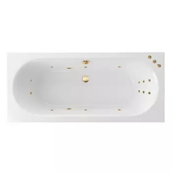 Акриловая ванна Excellent Oceana WAEX.OCE16S.SMART.GL 160x75 золото