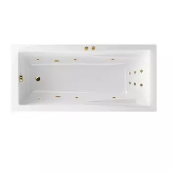 Акриловая ванна Excellent Palace WAEX.PAL17.LINE.GL 170x75 золото