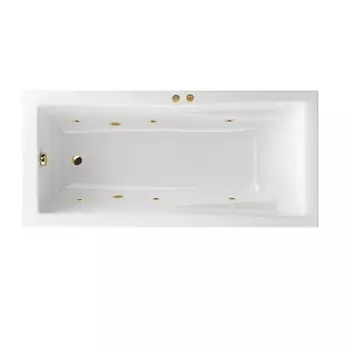 Акриловая ванна Excellent Palace WAEX.PAL18.SOFT.GL 180x80 золото