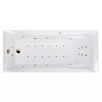 Акриловая ванна Excellent Palace WAEX.PAL18.ULTRA.GL 180x80 золото