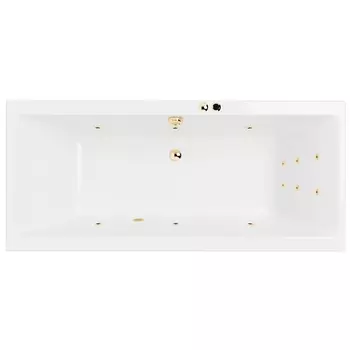 Акриловая ванна Excellent Pryzmat WAEX.PRY16.LINE.GL 160x75 золото