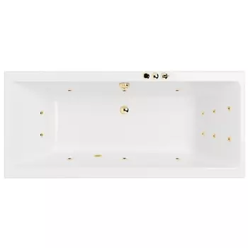 Акриловая ванна Excellent Pryzmat WAEX.PRY16.SMART.GL 160x75 золото