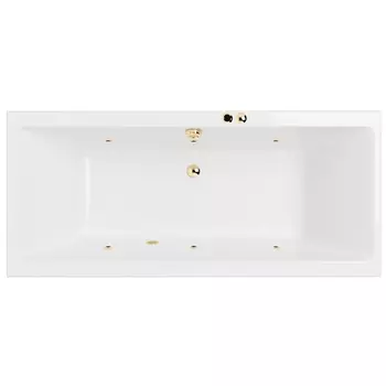 Акриловая ванна Excellent Pryzmat WAEX.PRY16.SOFT.GL 160x75 золото