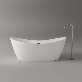 Акриловая ванна Frank F6107 White отдельностоящая