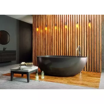 Акриловая ванна Frank F6123 Black/Black отдельностоящая