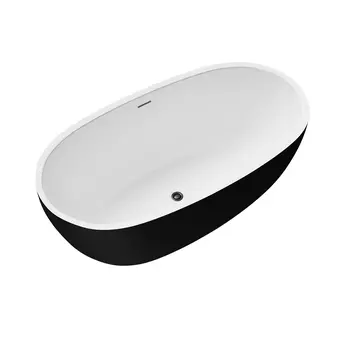 Акриловая ванна Grossman Classic 150х78 черная матовая