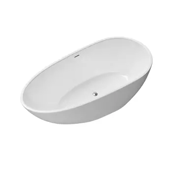 Акриловая ванна Grossman Fly 160х80 белая глянцевая