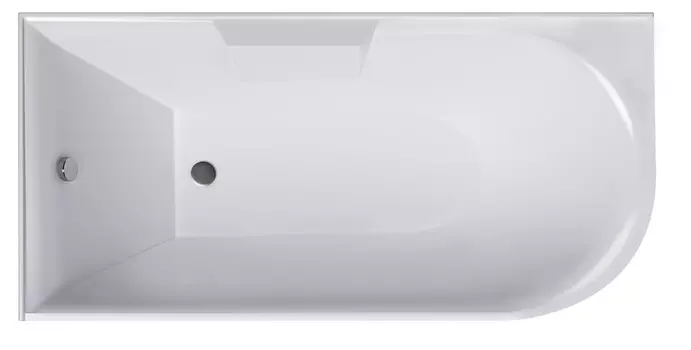 Акриловая ванна Grossman GR-2201L 150x75 без гидромассажа, левая