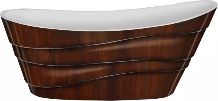 Акриловая ванна Lagard Alya Brown Wood