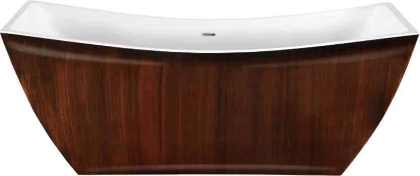 Акриловая ванна Lagard Issa Brown Wood