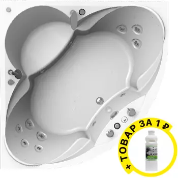 Акриловая ванна Radomir Филадельфия Лечебный Chrome 168x168