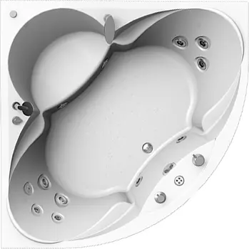 Акриловая ванна Radomir Филадельфия Спортивный Chrome 168x168