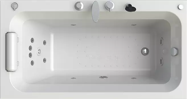 Акриловая ванна Radomir Хельга 2 Специальный Chrome 170x90