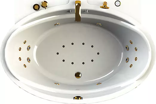 Акриловая ванна Радомир Лагуна Комфорт Bronze