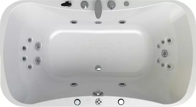 Акриловая ванна Radomir Лион Специальный Chrome 200x110