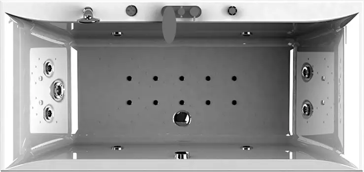 Акриловая ванна Радомир Палермо Комфорт Bronze