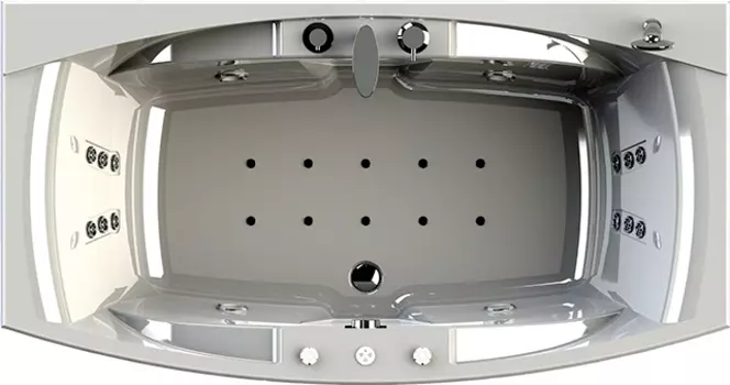 Акриловая ванна Радомир Сиэтл Комфорт Gold