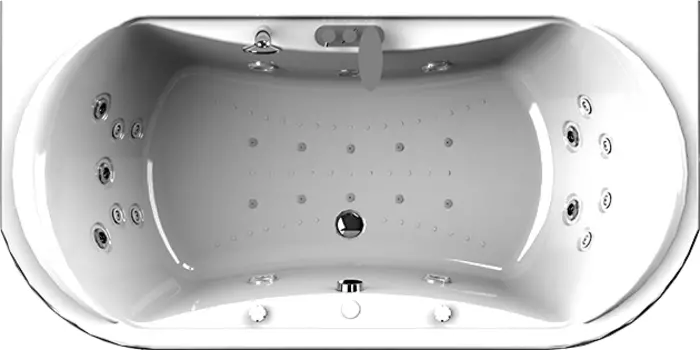 Акриловая ванна Радомир Титан Комфорт Gold