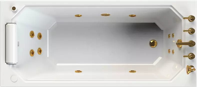 Акриловая ванна Radomir Уэльс Комфорт Gold K1