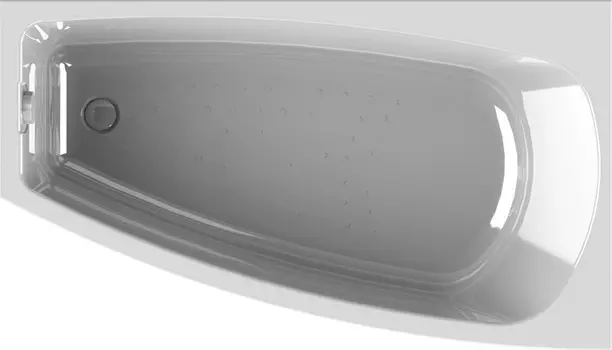 Акриловая ванна Radomir Vannesa Мэги 140x80 см, с каркасом и фронтальным экраном, правая