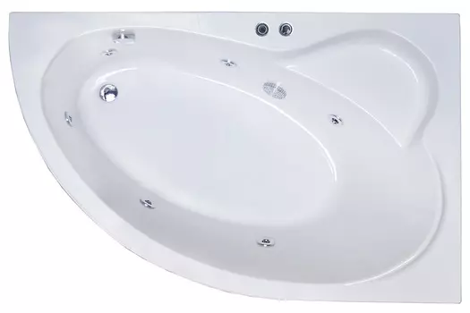 Акриловая ванна Royal Bath ALPINE STANDART 140x95x58 R с гидромассажем