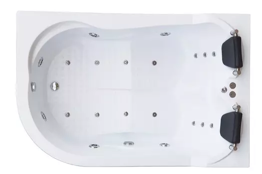 Акриловая ванна Royal Bath NORWAY DE LUXE 180х120х66 R с гидромассажем