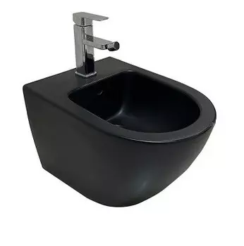 Биде подвесное CeramaLux 2197MB-1 черное матовое