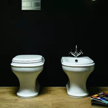 Биде напольное Azzurra Charme 40х52 белое