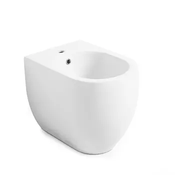 Биде напольное Kerasan Flo 312201*1 с 1 отверстием под смеситель, белый