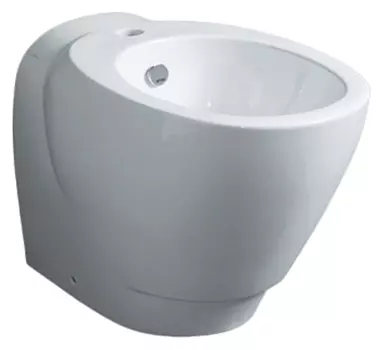 Биде напольное Simas Bohemien BO 04 с одним отверстием, белое