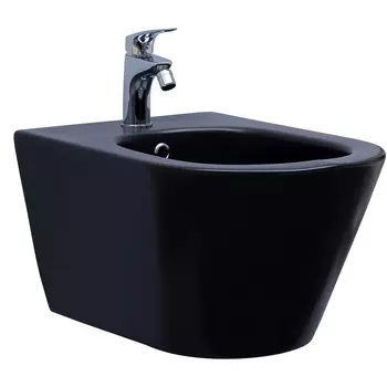 Биде подвесное Aquanet LAKE-B2B черный матовый