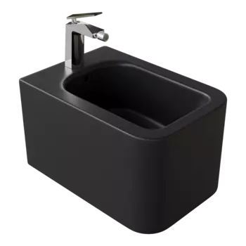 Биде подвесное Boheme Mane 970-BDT-B черный матовый