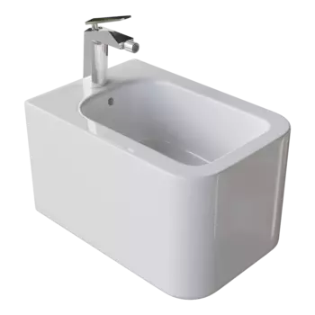 Биде подвесное Boheme Mane 970-BDT-W белый глянцевый