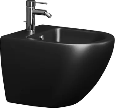 Биде подвесное Ceramicanova Metropol CN4003MB черный матовый