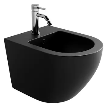 Биде подвесное Ceramicanova Uno CN11002MB черный матовый