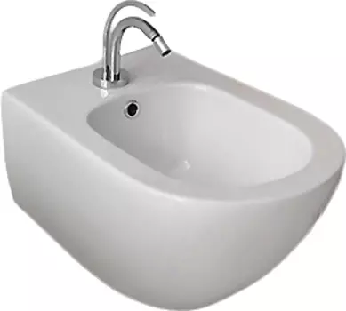 Биде подвесное Kerasan Auqatech 372401*1 с отверстием под смеситель