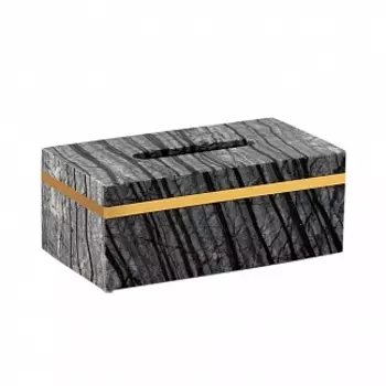 Бокс для салфеток Kassatex Nobiliti NOT-THQ-BLK