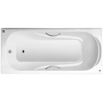 Чугунная ванна Byon Christa 180x80 с ручками