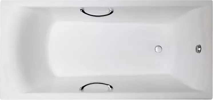 Чугунная ванна Castalia Prime 170x75x48 с ручками